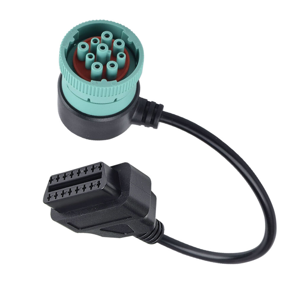 Tørke Touhou Compulsion Buy Wholesale China Obd Car Cable High Quality Diagnostic Connector Right  Angle 9 Pin J1939 To Obdii 16 Pin Male Female Obd2 Cable For Truck & 9 Pin  J1939 To Obdii 16