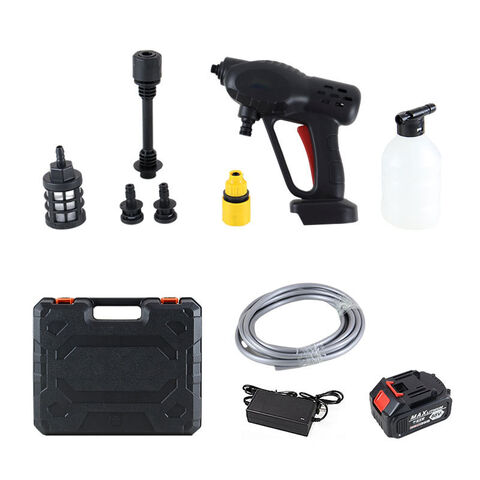 Pistola de Agua a Presión Inalámbrica para Lavado de Coches con Batería de Litio - Hidrolimpiadora Portátil de Alta Presión para Automoción