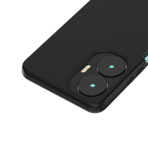 جراب خلفي 2 في 1 مقاوم للصدمات بطلاء مطاطي مخصص وطلاء جلدي لهواتف Realme C55 C51 C53 11X 11 Pro Pro+ 4G 5G