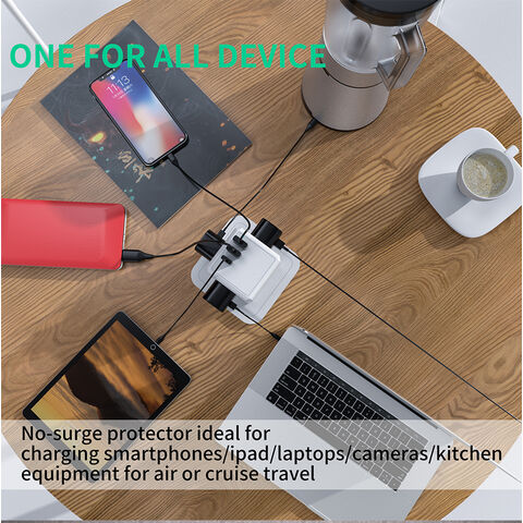Großhandel Neues Produkt ETL-konforme 3-Wege-USB-Lade-AC-Steckdosenleiste mit USB für USA