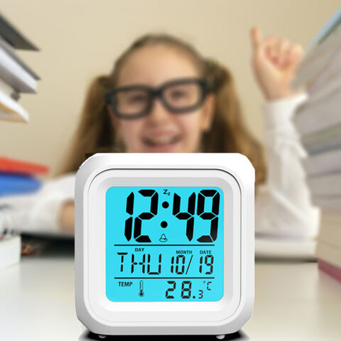 Sublimation Clock Blanks Glowing LED 7 Color Change Digital Clock