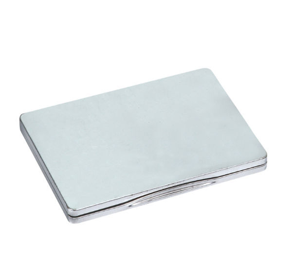 Tin CD/DVD Case Square Style w/ Window Clear Tray from American