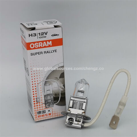 Buy Wholesale China Free Shipping 100 Pcs Automotive Halogen Bulbs Osram  Bilux H3 12v 55w Original Made In Germany & Automotive Halogen Bulbs at USD  0.58