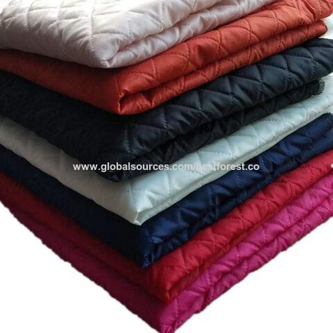 ultrasonic quilted fabric 100% polyester ultra