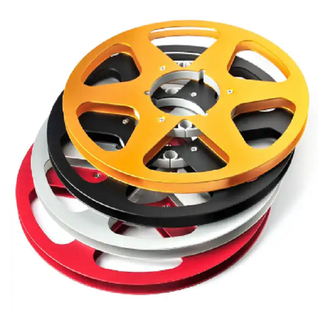 1/4 10 Inch Empty Tape Reel Aluminum Alloy Reel Tape Recorder Accessory  Empty Disc Opening Machine Parts For Nab