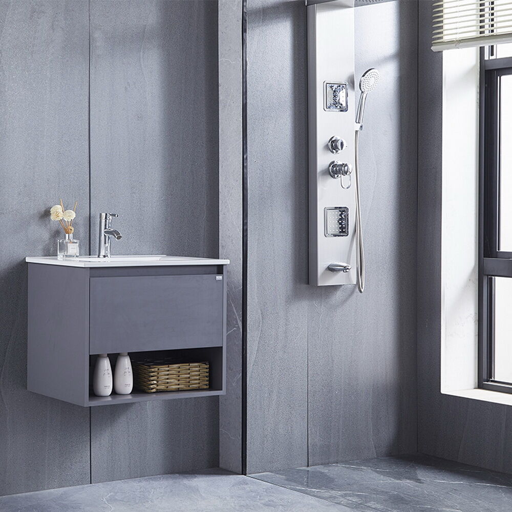 Vanity One Pvc Under Sink Bathroom Cabine Hanging Cabinet Washing Table ...