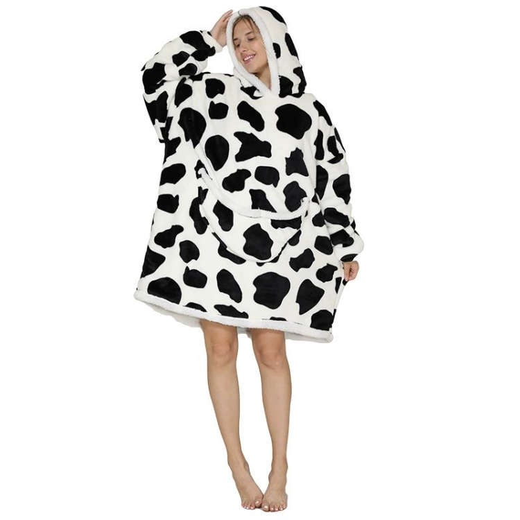Sherpa Fleece Pajamas Plus Size Sleeper Flannel Warm Pocket Pijama