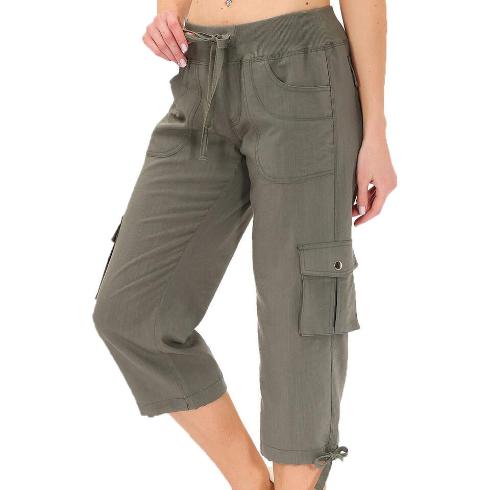 Buy Wholesale China 2023 New Design Women's Capris Cargo Pants