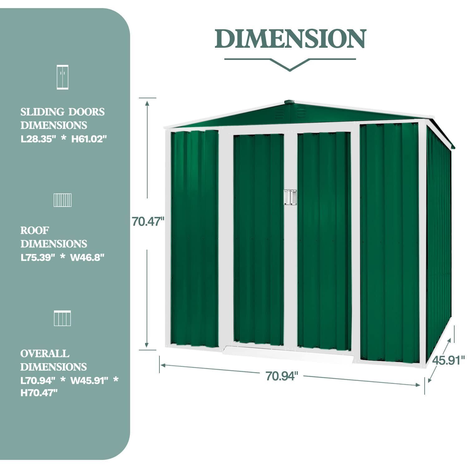 Buy Wholesale China Assembly Garden Storage Sheds Large Metal Garden ...