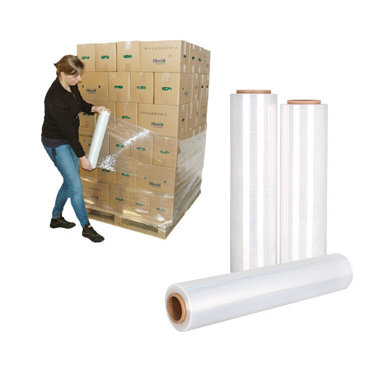 Buy Wholesale China Wholesale Pallet Film Stretch Wrap Cast Stretch Film Shrink 17 Mic Stretch