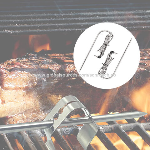 3.5mm Plug Waterproof BBQ Temperature Sensor Probe Replacement for Pit Boss  Meat Pellet Grills