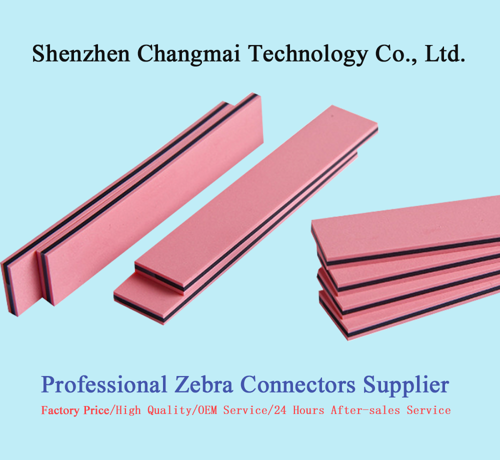 Buy Wholesale China Zebra Connector Custom Low Resistance Zebra Strip