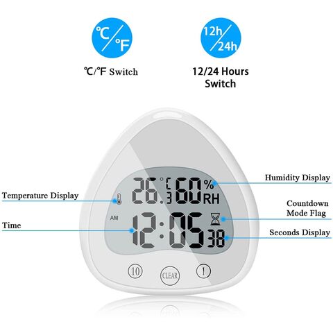 Large Electronic Countdown Clock Led Digital Wall Clock Timer With Stopwatch