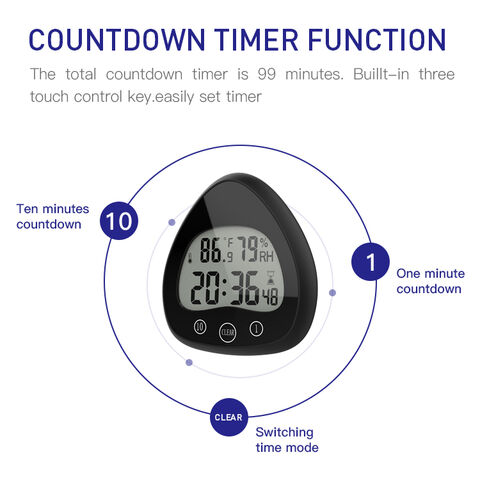 Buy Wholesale China Kitchen Timer Egg Countdown Digital Wall Clock