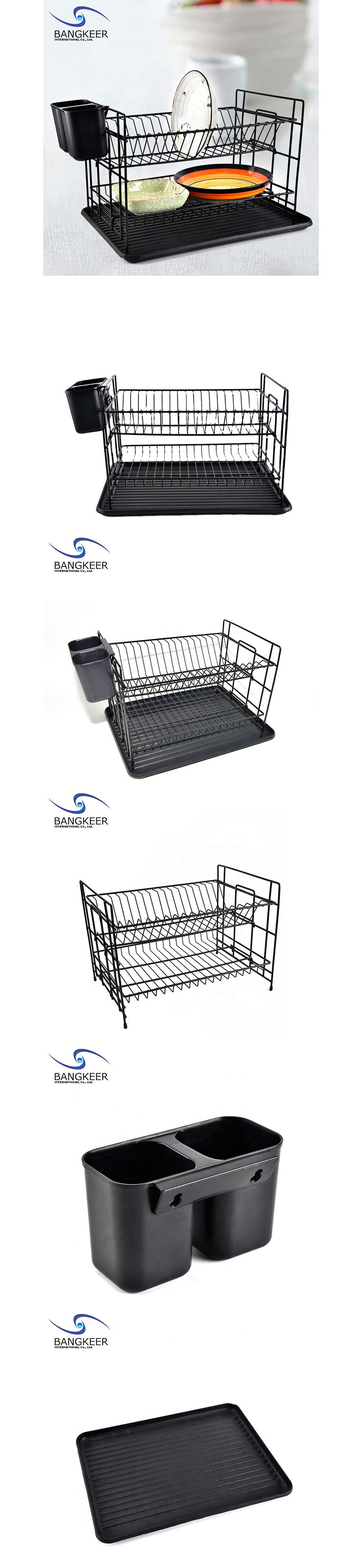 Buy Wholesale China High Quality Bowl Dish Drainer Drying Shelf Collapsible Double Layer Dish