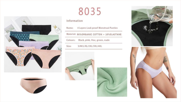 Plus Size Teen Culotte Menstruelle Thong Hot Lingerie Organic Cotton Women  Leakproof Menstrual Period Panties Underwear - Buy China Wholesale Women S  Underwear $3.5