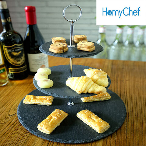 Tioncy 7 Pcs Cake Stand Set Metal Cupcake Holder Dessert Table Display