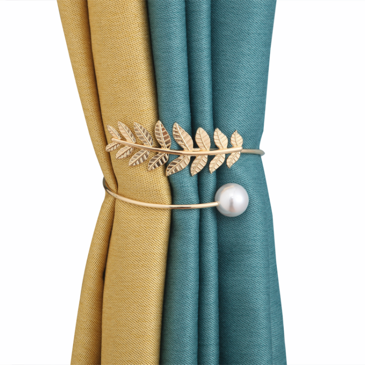 2pcs Pearl Magnetic Curtain Clips Tie Buckle Ball Luxury Tie-backs Holder  Decor