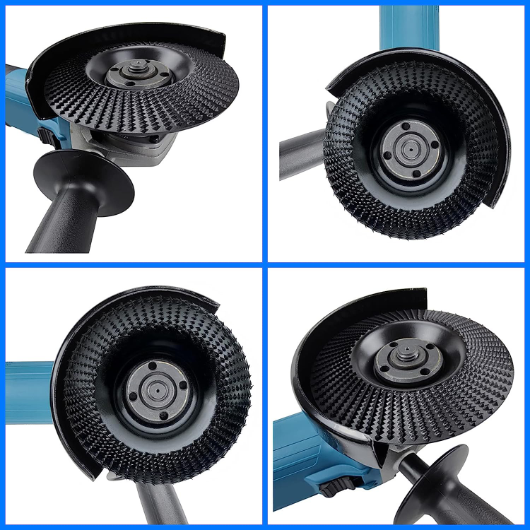 Carbon Steel Grinder Disc Wood Carving Disc 4 Inch Wood Grinding ...