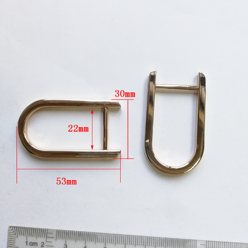3/4 19mm Inner Metal D Ring Screw D Rings U Shape Ring Bag Clasp Handbag  Connector Horseshoe D Ring Craft Accessories 2-4-10 Pcs -  Hong Kong