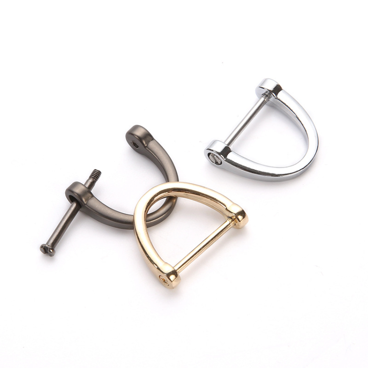 uxcell Metal D Ring, D-Rings Buckle for Hardware Craft DIY