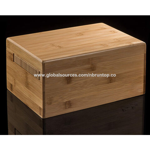 Buy Wholesale China Wholesale Bamboo Stash Box With Rolling Tray Lid  Natural Wooden Storage Box With Compartments & Storage Box at USD 2.1