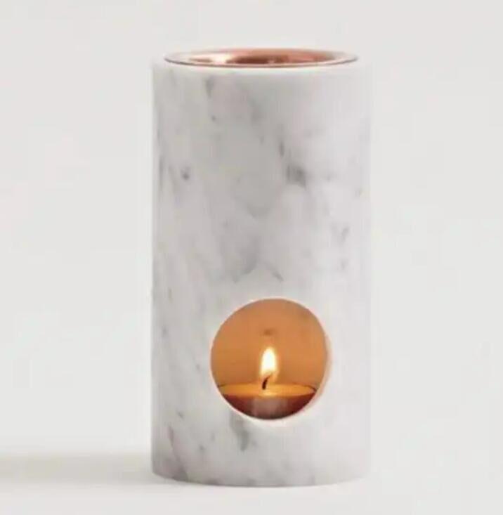 Buy Wholesale China Natural Travertine Oil Burner Essential Oil