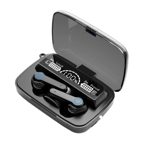 Auriculares TWS en caja de carga inalámbrica