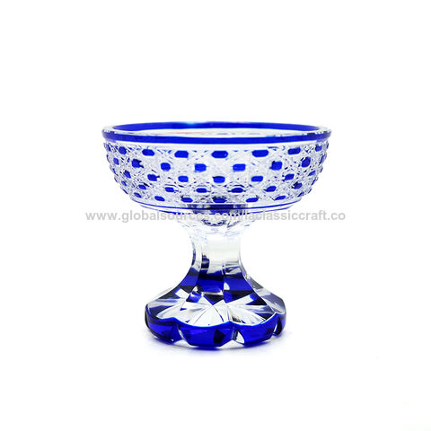 1pc Glass Bowl For Food, Fruit, Salad Container, Crystal Glass Pot With  Lid, Noodle Bowl, Covered Salad Bowl, Double Handle Pot, Diamond-shaped  Amber Pot