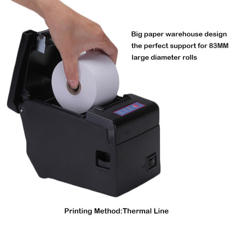 Rouleau de papier thermique 80mm, parfait pour Mini imprimante