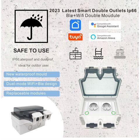 Buy Wholesale China 2023 Top Selling Smart Wifi+bluetooth Waterproof  Outdoor Socket & Smart Socket, at USD 33.4