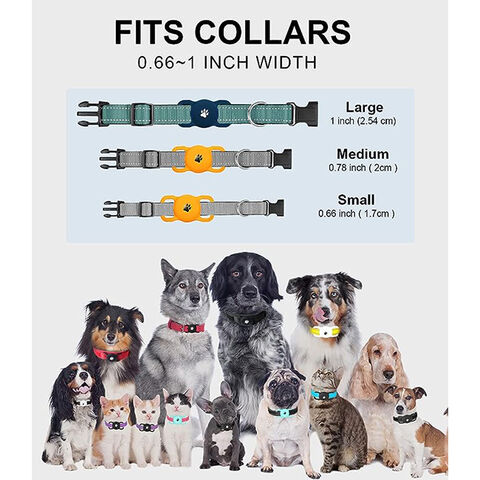 Compre Airtag Collar De Perro Collares De Perro Para Apple Airtag Material  De Silicona Suave Para Perros Pequeños Medianos Y Grandes y Airtag Dog  Collar de China por 0.99 USD