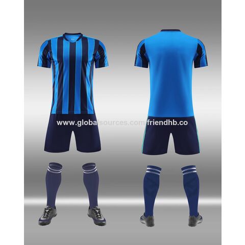 Wholesale Dark Blue Custom Youth Football Jersey - China Football Jersey  and Youth Football Jersey price