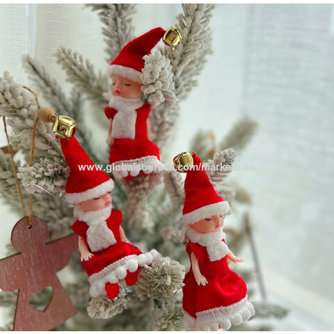 Christmas Tree Ornaments Decor Funny Santa Home Scene Pendant Small  Decorated Decorated Hanging Indoor for Christmas Tree Home Rustic Holiday  Party