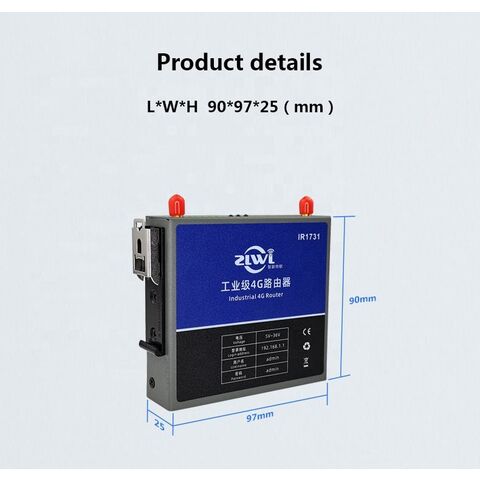 Zlwl Industrial Cellular 4g Lte Router Wifi Ap Vpn Iot
