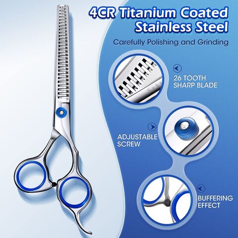  Hair Cutting Scissors Kits, 10 Pcs Stainless Steel Hairdressing  Shears Set Professional Thinning Scissors For Barber /Salon/Home/Men/Women/Kids/Adults Shear Sets : Beauty & Personal Care