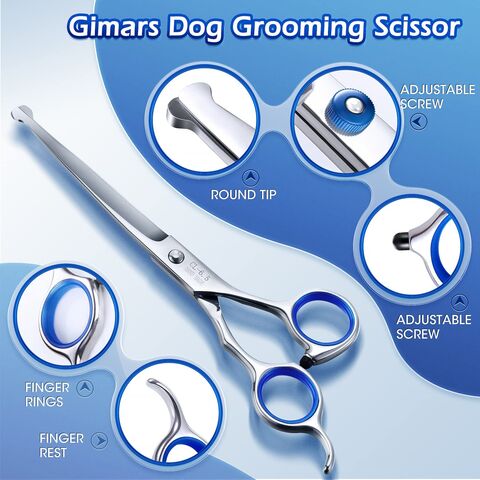 Professional Pet 7.0 Inches Cat Dog Grooming Shears Scissors