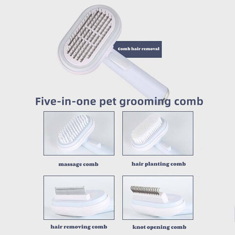 Dropship Pet Dog Shampoo Massager Brush Cat Massage Comb Grooming