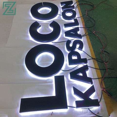 LED Stainless Steel Backlit Logo Signs Custom Billboard Designs for Shops  Sign - China Acrylic Logo Sign and Store Front Sign price |  Made-in-China.com