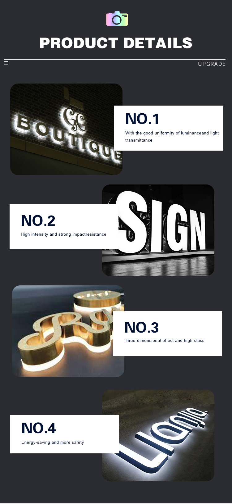 Buy Wholesale China Exterior Signage Raceway Wholesale Neon Open Signs