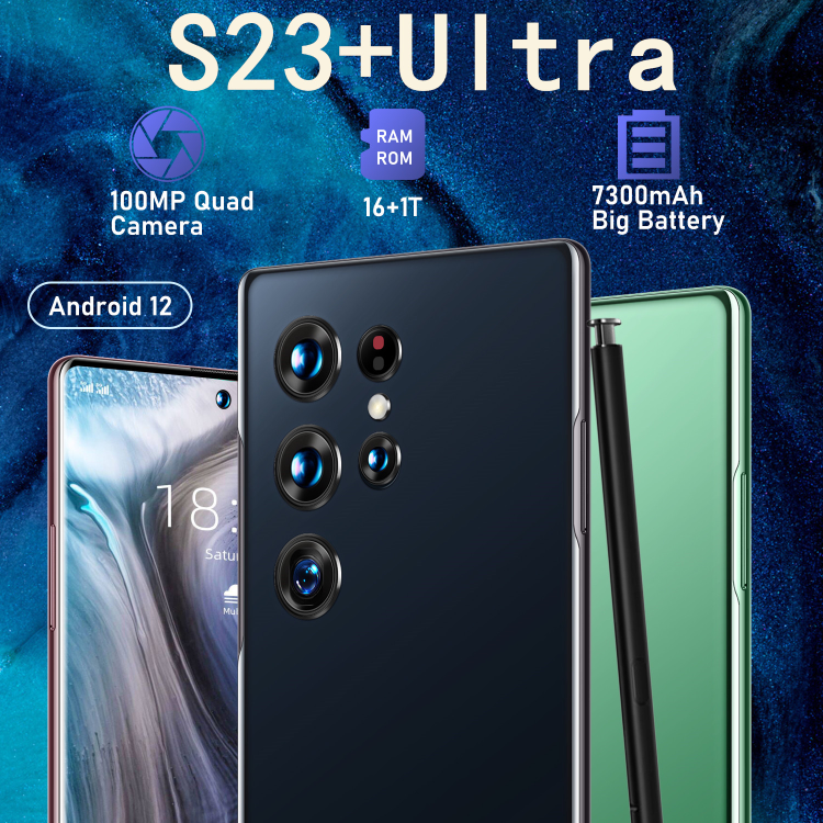 S23 Ultra Smartphone Android 7.3 inch 16GB 1TB Cell Phone Unlocked Mobile  Phones Celulares Smartphones Global