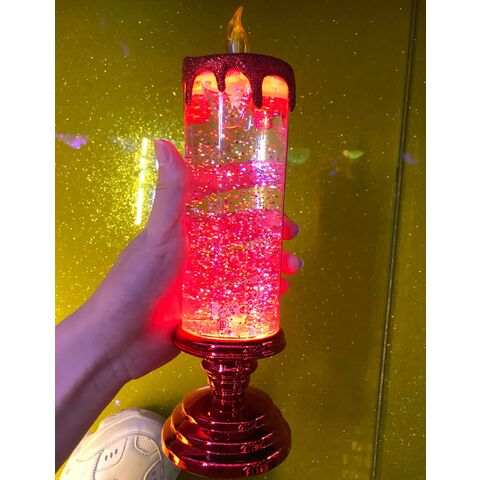 Nouvelles Veilleuses Décoratives Européennes Artisanales, Lampes de Nuit LED Souvenirs Touristiques, Bougies en Cristal de Rêve Colorées et Tendance