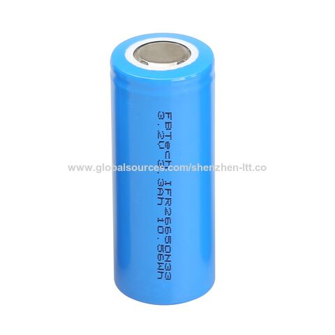 Manufacturer Rechargeable battery LiFePO4 Cell 26650 3.2V 3.3Ah