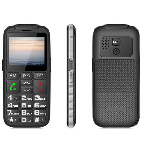 Small Mobile Phone for old people with Big Dial Buttons SOS button Nokia  Style