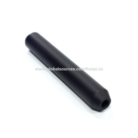 Tubo de alumínio personalizado 7075, peças de silenciador usinadas CNC de precisão, peça de alumínio de usinagem CNC OEM personalizada