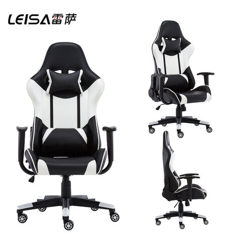 Chaise Gamer Ergonomique à Dossier Haut pour PC, Chaise de Bureau d'Ordinateur de Course en PU