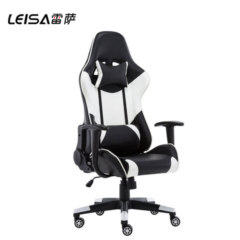 Chaise Gamer Ergonomique à Dossier Haut pour PC, Chaise de Bureau d'Ordinateur de Course en PU