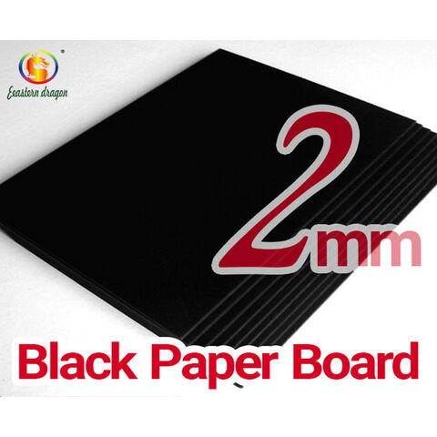 Hard Card A3 Black Cardboard Paper DIY Painting Paperboard 120gsm-300gsm