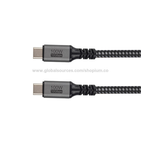 Full-Featured USB-C 100W PD Fast Charging Cable with 4K@60Hz and 10Gbp