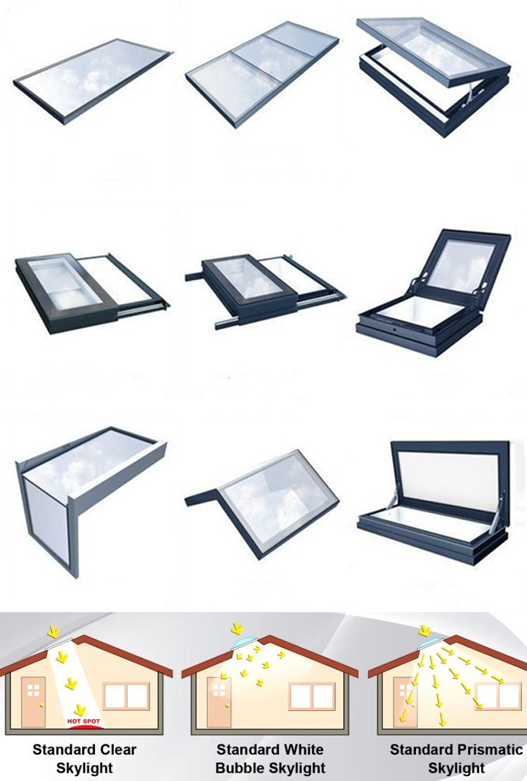 Buy Wholesale China Gaoming New Style Glass Roof Window Skylight ...